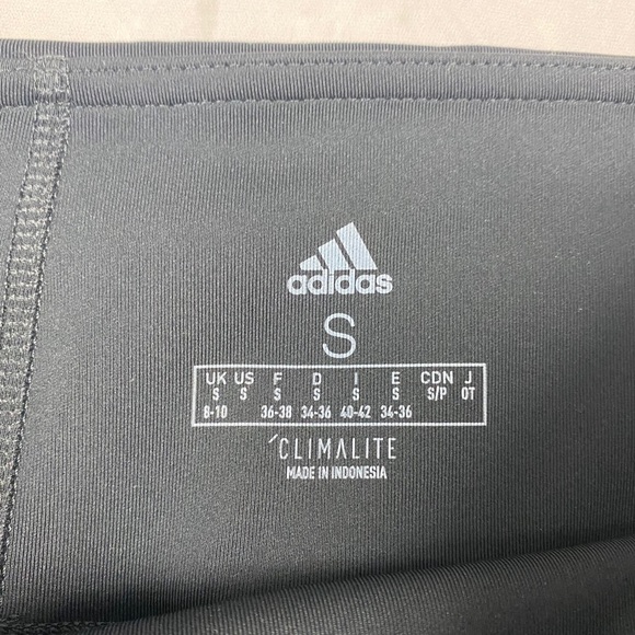 Adidas Black Stripe Leggings - Picture 8 of 8